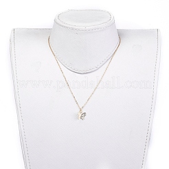 Colliers pendentif papillon en laiton&nbsp;NJEW-JN02677