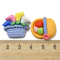 Undurchsichtige Decoden-Cabochons aus Harz&nbsp;CRES-I029-02