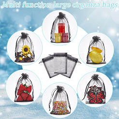 100 stücke große organza beutel tragbare schuhe tasche reise lagerung kordelzug taschen&nbsp;OP-SP0001-03D-02