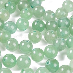 100 Stk. 8 mm natürliche grüne Aventurin-Rundperlen&nbsp;DIY-LS0002-11