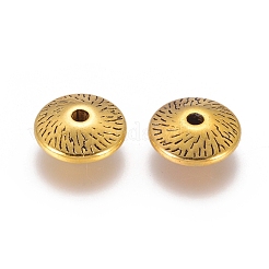 Perlas espaciadoras de plata tibetana&nbsp;GLFH10251Y