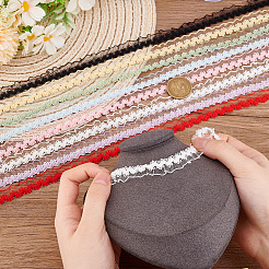 32 Yards 8 Farben Nylon Krone elastisches Spitzenband&nbsp;OCOR-GO0001-25