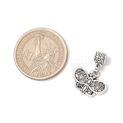 8 breloque papillon européenne en alliage&nbsp;PALLOY-JF03874
