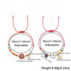 2 Stück Muttertags-Armband aus Messing&nbsp;ST5859-3