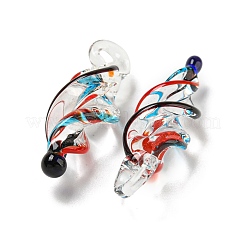 Manuelle Bunte Malerei Anhänger & Charms&nbsp;LAMP-N025-02B