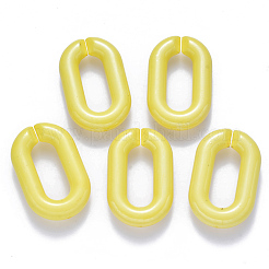 Opake Acryl Verknüpfung Ringe&nbsp;X-OACR-S036-006A-H09