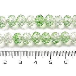 Transparent Knistern Glasperlen Stränge&nbsp;CCG-L050-01A-03