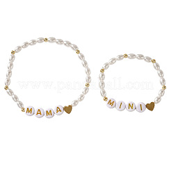 Mama Mini Acrylperlen-Stretch-Armbandsets&nbsp;TO3348