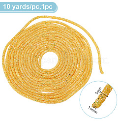 Cordon en caoutchouc synthétique tubulaire en PVC de 10 mètre&nbsp;RCOR-WH0003-04D