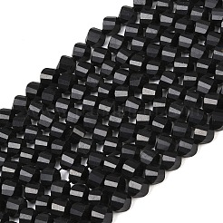 Natürliche Shungit Perlen Stränge&nbsp;G-P611-C35-01