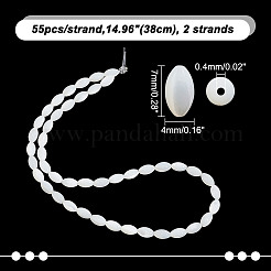 2 Strang natürliche Muschelperlenstränge&nbsp;DIY-NB0012-09