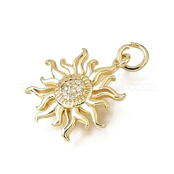 Pendentifs en zircone cubique clair en laiton&nbsp;CU-L001-17G-01