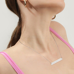 8 collier pendentif en acier inoxydable 304&nbsp;NJEW-FH0001-15P