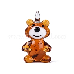 Colgantes artesanales de lampwork&nbsp;LAMP-N034-24