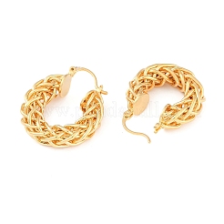 Orecchino a cerchio in ottone per donna&nbsp;LS-EJEW-L288-002G