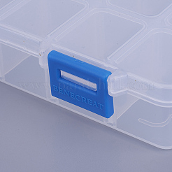 Boîte en plastique de stockage d'organisateur&nbsp;X-CON-WH0001-05