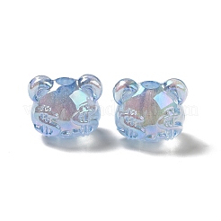 Placcatura uv perline acriliche iridescenti arcobaleno&nbsp;PACR-M002-03C