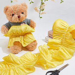 Ruban à volants en polyester&nbsp;DIY-WH0632-77C