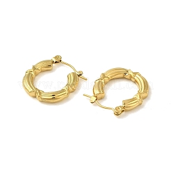 Orecchini a cerchio in acciaio inossidabile 304 per donna&nbsp;EJEW-B054-09G
