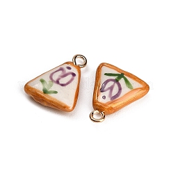 Porcelaine artisanale avec pendentifs en laiton&nbsp;PR-CBAB520-08C