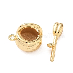 Fermagli in ottone a levetta&nbsp;KK-F194-03B-G