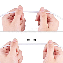 Cordon élastique filé à âme en fibre élastique&nbsp;EC-BC0001-02-3mm