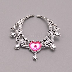 Halsketten mit Puppenanhängern aus Kunststoff&nbsp;DIY-WH0185-95