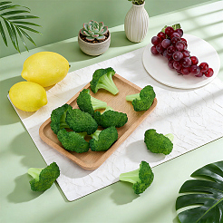 Légume miniature artificiel en PVC brocoli&nbsp;DJEW-WH0039-199