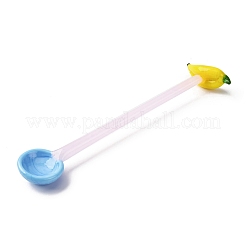 Cuillères à fruits en verre faites à la main&nbsp;AJEW-A067-01C
