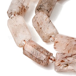 Brins de perles de quartz rutile en or noir naturel&nbsp;GG-CBA4808-C01-01