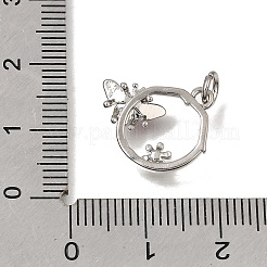Pendentifs d'émail en laiton &nbsp;KK-CBAEEA8-02P-03