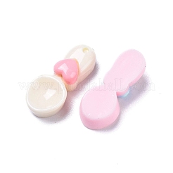 Cabochon decoden in resina opaca e carina&nbsp;X-RESI-B024-03A