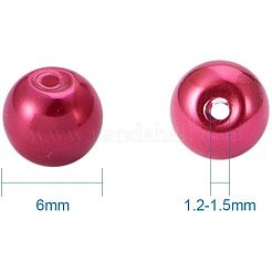 Perle di perle di vetro rotonde perlate ecologiche 10 colore&nbsp;HY-PH0010-03