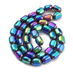 Chapelets de perles hématite synthétique sans magnétique&nbsp;G-P545-F01-01A