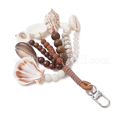 Pendentifs en perles de rudraksha naturel non teint&nbsp;HJEW-TA00467