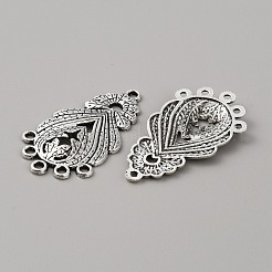 Liens de composants de lustre aolly en zinc de style tibétain&nbsp;FIND-WH0152-305E