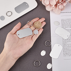 Blanko-Anhänger Schlüsselanhänger DIY-Kit&nbsp;DIY-GA0002-50