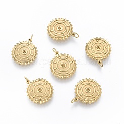Ionenplattierung (IP) 304 Edelstahl Anhänger Strass-Einstellungen&nbsp;STAS-N097-257LG