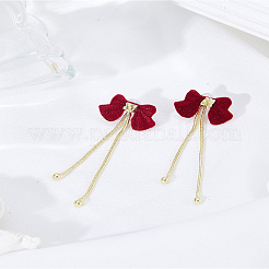 1 paire de boucles d'oreilles à tige en alliage&nbsp;EJEW-LP0007-077A