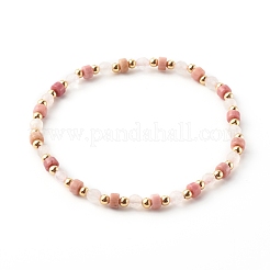 Braccialetti di stirata in rilievo naturale della pietra preziosa naturale&nbsp;BJEW-JB06257