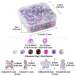 DIY-Kits zur Schmuckherstellung aus Glas und Saatperlen&nbsp;DIY-FS0005-62