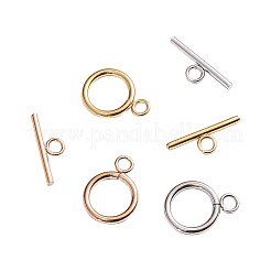 Placcatura ionica (ip) fermagli ad anello in acciaio inossidabile 304&nbsp;STAS-CJ0001-46