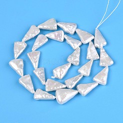 Natürliche Barockperle Keshiperlen Stränge&nbsp;PEAR-N021-18
