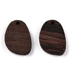 Anhänger aus natürlichem Wengeholz&nbsp;WOOD-T023-88