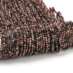 Natur Rhodonit Perlen Stränge&nbsp;G-RM2025-B33-4mm