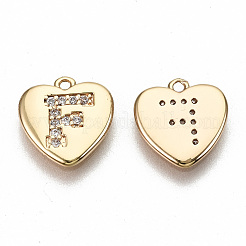 Messing micro pave klar zirkonia charme&nbsp;KK-N231-234F-NF