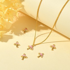 10 pièces pendentifs en laiton émaillé&nbsp;KK-SZ0005-22