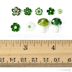 156 Stück 9 Stile handgemachte Millefiori-Glasperlenstränge&nbsp;LAMP-FS0001-49