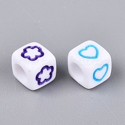 Opake Legierung Perlen&nbsp;SACR-Q001-09C