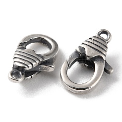 925 Karabinerverschluss aus Thailand-Sterlingsilber&nbsp;STER-D003-47AS